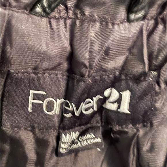 Forever 21 Faux Leather Vest - Picture 3 of 5